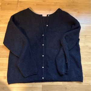 Sezane Gaspard cardigan in black